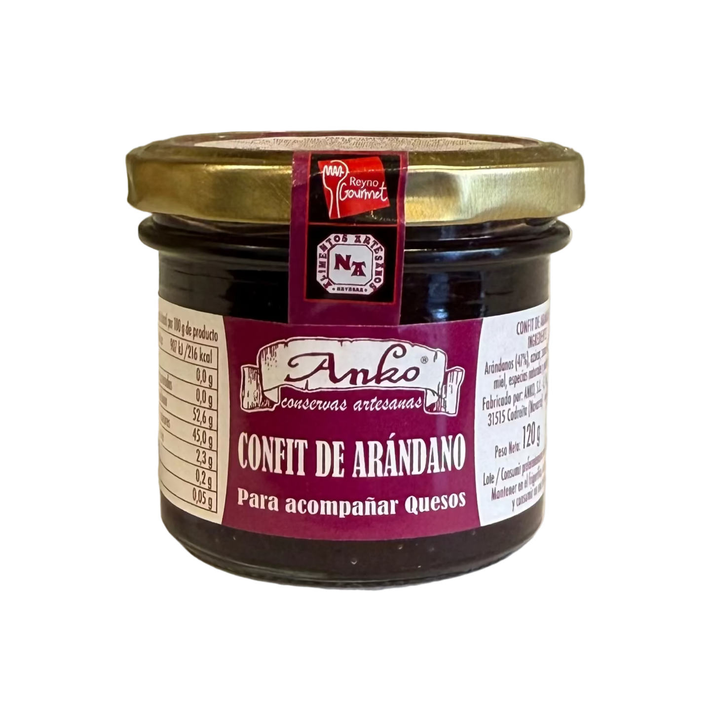 Bosbessenconfituur 120g